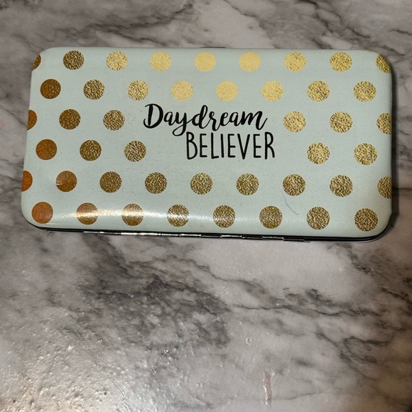 Daydream Believer Polka Dot Wallet - Gold - Picture 4 of 4